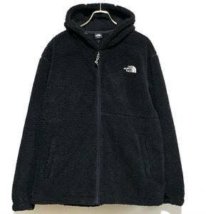 【新品】THE NORTH FACE CAMPGROUND FLEECE HOODIE（XL）黒 ノースフェイス フリース フーディ パーカー シェルパ ボア