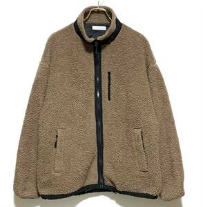 SENSE OF PLACE by URBAN RESEARCH oversize boa jacket (M) Brown Urban Research Sherpa Drop shoulder 
