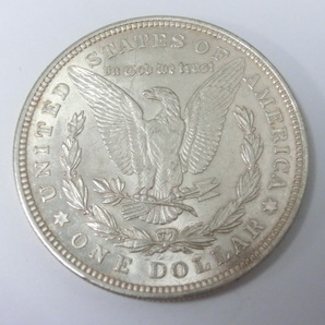 アメリカ 1921年 モルガンダラー 1ドル銀貨 E.PLURIBUS.UNUM ONE DOLLAR UNITED STATES OF AMERICAの画像2