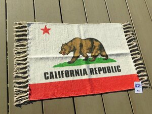 * free shipping *[ american style * cotton mat ]*{ California . flag } american miscellaneous goods size 500×700mm