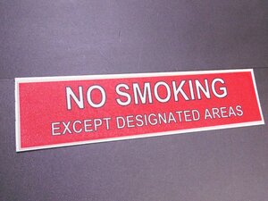 デコサインステッカー【NO SMOKING / 禁煙】　壁紙シール　ウォール　アメリカン　≪サイズ 154×595mm≫