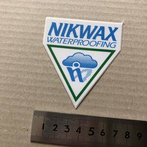 送料無料 ★即決 NIKWAX ステッカー ★ ニクワックス シール デカール アウトドア waterproof 防水スプレー