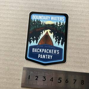 送料無料 ★即決 BACKPACKER'S PANTRY ステッカー ★ バックパッカーズ パントリー シール デカール アウトドア BOUNDARY WATERS