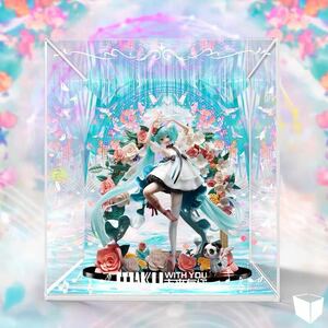 ※BOXのみ F:NEX 初音ミク MIKU WITH YOU 2019 Ver. 1/7 フィギュア /専用/ LED 照明 ライトアップショーケース 展示ケース アクリルケース