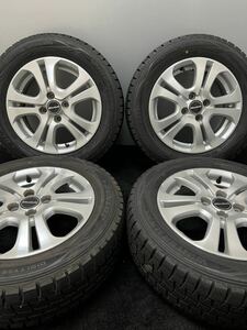 185/65R15 DUNLOP/WINTER MAXX WM01 17年 ホンダ モデューロ 15インチ 5.5J +50 4H 100 4本 フリード等