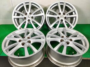 【宮城発】18x8J +45/18x8.5J +50 5穴 114.3◆レクサス純正◆ 中古 アルミホイール 4本【送料無料】MYG-3920★18インチ