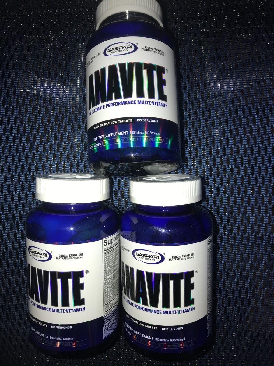 買い誠実 アナバイト 約1ヶ月分 アスリート用マルチビタミン ミネラル 180粒 アナバイト ANAVITE マルチビタミン 180粒×2 Gaspari ギャスパリ 普通便