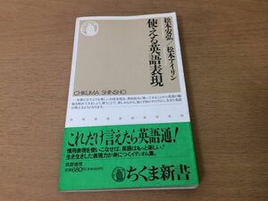 ●P312●使える英語表現●松本安弘松本アイリン●イディオム集英語通慣用表現生きた英語●ちくま新書●即決