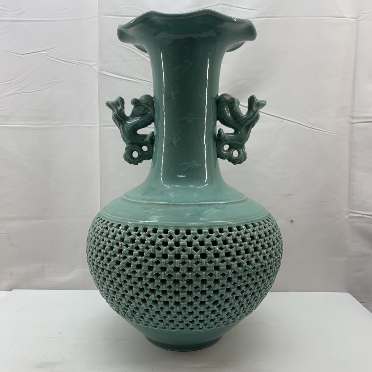 ヤフオク! -「大壺」(青磁) (骨董陶磁器一般)の落札相場・落札価格