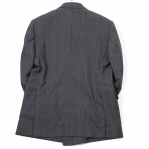 189【送料込み】新品 ONWARD オンワード樫山 日本製 ダブルスーツ ウール チェック ビジネス メンズ A6の画像3