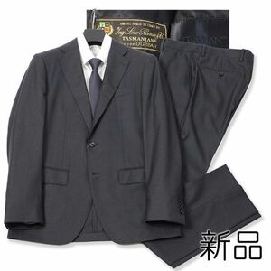 580●新品 DURBAN ダーバン ロロピアーナ スーツ イタリア 生地 メンズ ビジネス スーツ ダークグレーA6