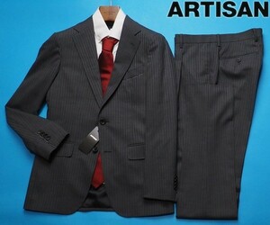  новый товар выставленный товар обычная цена 7.5 десять тысяч иен ARTISANaruchi The n22A/W новый продукт шелк . полоса костюм S пепел (08) 02SA02
