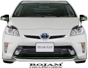 【M's】プリウス 30系 後期 (2009/05-2015/12) ROJAM VERDE フロントリップスポイラー／／PRIUS ZVW30 FRP ロジャム ヴェルデ エアロ