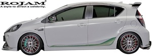 【M's】トヨタ 10系 アクア G's (2013/12-2017/3) ROJAM VERDE ヴェルデ サイドデカール／／ロジャム エアロ用 サイドシール TOYOTA AQUA