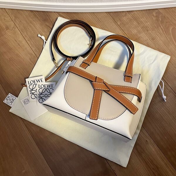 LOEWE ゲート トップハンドルバッグミニ ハンドバッグ ロエベ