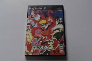 中古ＰＳ２ソフト NARUTO ナルティメットヒーロー３ SLPS25589