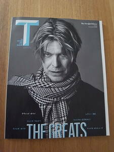 【T JAPAN: THE NEW YORK TIMES STYLE MAGAZINE】November 2016 デヴィッド・ボウイ レディ・ガガ ミシェル・オバマ David Bowie