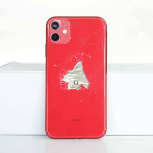 iPhone 11 64GB SIMフリ― (PRODUCT)RED 中古本体 訳あり品 MWLV2J/A 白ロムの画像1