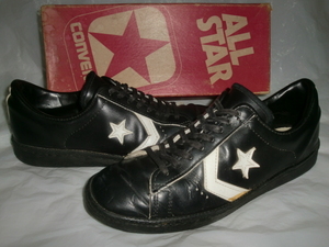 ★`70sアメリカ製 CONVERSE ALL STAR OFFICIAL SHOE コンバース オールスター オフィシャルシュー プロオフィシャル ブラック/ホワイト 