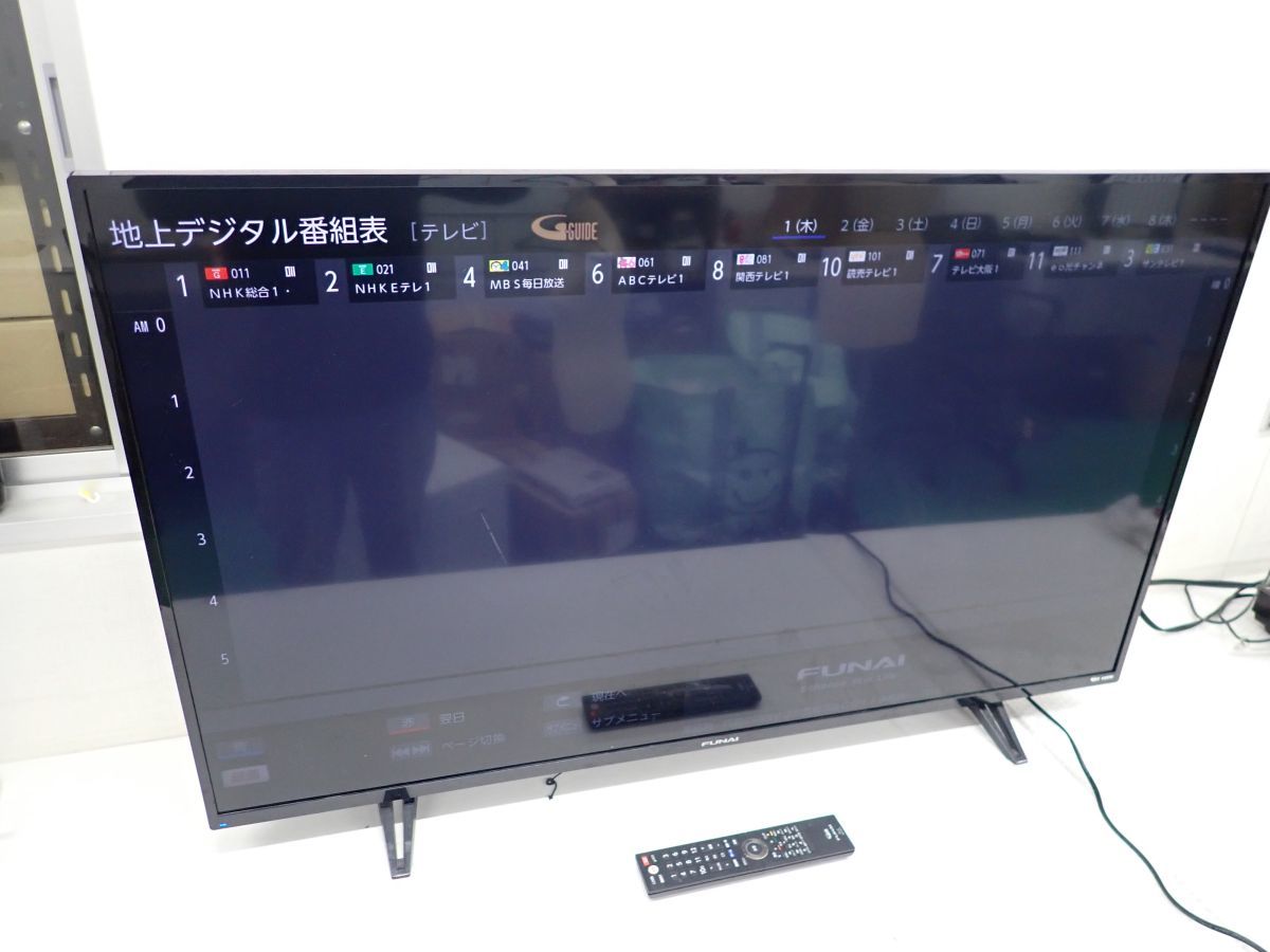 テレビ/映像機器 テレビ ヤフオク! -「funai」(液晶) (50インチ～)の落札相場・落札価格