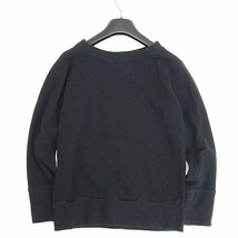 ◆Y's YOHJI YAMAMOTO ワイズ ヨウジヤマモト コットン スウェット プルオーバー 黒 ブラック 3_画像2