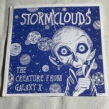 サイケでガレージなガール・ポップ！Stormclouds - The Creature From Galaxy X 7インチソノシート ギターポップ UKインディー_画像1