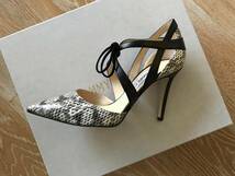 ■　JIMMY CHOO ジミーチュウ　パイソン　パンプス　新品　■_画像4