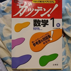 【1】中古●中学数学1年●問題集●