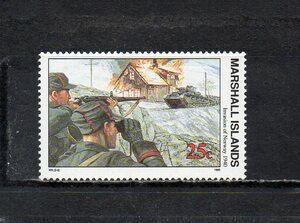 181252 マーシャル諸島 1990年 第二次世界大戦シリーズ ドイツのノルウェー侵攻 未使用NH