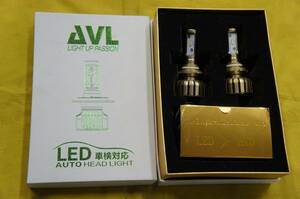 ★☆新品 未使用AVL LEDヘッドライト HB4 車検対応LED 30W 3600LM 6500K☆★