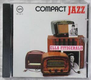 CD エラフィッツ・ジェラルド　コンパクトジャズ　ELLA FITZGERALD COMPACT JAZZ