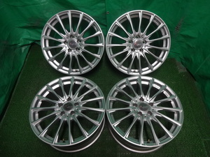 ユーロテック EUROTECH Rsports●18×8J +39 5H PCD112 中古ホイール4本●ヘ77