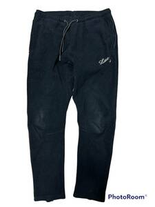 【Sサイズ】即決！LUZ e SOMBRA SMOOTH FLEECE PANTS(ブラック) 中古品 2021FW ルースイソンブラ カジュアル フリースパンツ 定番