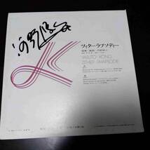 LP/自主制作盤　河野保人（サイン入り）　演奏会パンフ付き　ツィター・ラプソディ―　237s_画像2