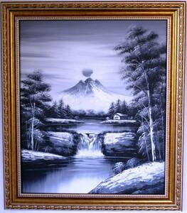 絵画 油絵 風景画　のどかな森　12号 　NO.55　一点ものです。国内での販売は他ではありません。海外で現品買い付けした作品です。