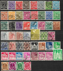 ★1946~1951年 - ドイツ - 英米軍占領地 切手★VG-843