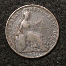 KM#677/イギリスジョージ4世 1ファージング銅貨[E1274]コイン_画像2