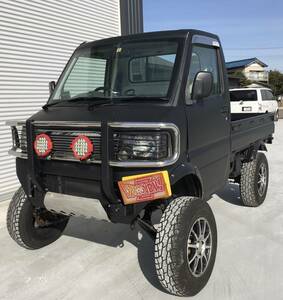 Minicab truck リフトアップ 上げトラ customvehicle両 Vehicle inspection令和1994May マッドブラック 2WD 5速MT