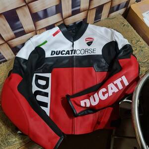  abroad postage included high quality Ducati * Corse Ducati Corse racing leather jacket MOTOGP size all sorts replica e