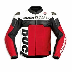 海外 送料込み 　高品質　ドゥカティ・コルセ Ducati Corse レーシングレザージャケット　MOTOGP サイズ各種　レプリカ a