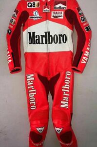  abroad postage included high quality Marlboro Marlboro racing leather suit original leather size all sorts replica 