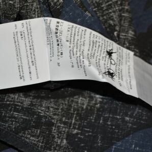 ★HUGO BOSS★センスの良い黒ネイビー色柄デザイン★MATCH POINT★麻綿素材の長袖シャツ XLの画像10