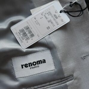 ★新品★定価8.3万★70%オフ★レノマ★renoma★人を惹きつける気品が漂うグレー#モテる男が選びたい3釦シングルスーツ46#92/80/170の画像6