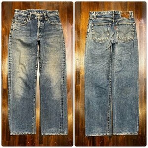  мужской брюки HRM BLUE/BLUEb lube Roo Denim джинсы обработка cell biji маленький размер FE503 / W29 единый по всей стране стоимость доставки 520 иен 