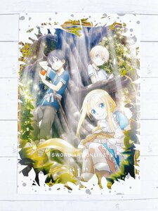 ☆ ソードアート・オンライン SAO展 THE ART OF SWORD ART ONLINE 上野の森美術館 イラスト ポストカード 1枚