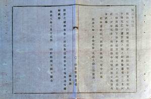 f23011201〇明治布告布達 台湾蕃地処分の節 明治８年〇和本古書古文書