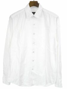 SOPHNET. ソフネット /　センタープリーツドレスシャツ カラー：ホワイト 　サイズ：S 　FCRB