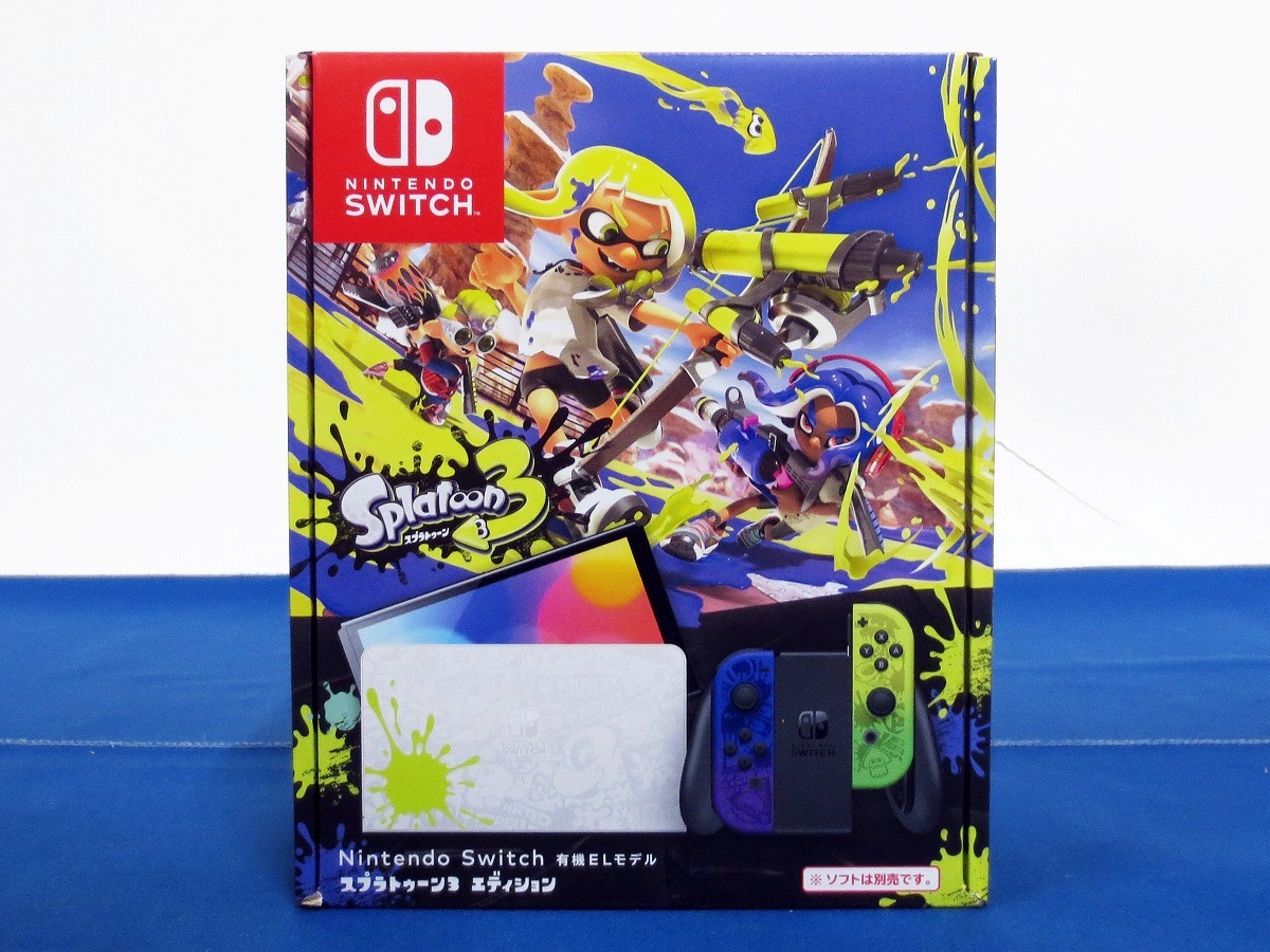 新品 任天堂 nintendo switch本体のみ スプラトゥーン3ver. | www
