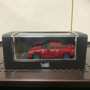 WITS ウィッツ NISSAN GT‐R black edition [2011] 日産 赤 RED ミニカー 1/43 車　WIT,S 模型 完成品 スカイライン GTR