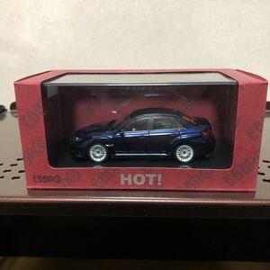 EBBRO エブロ HOT! 1/43 SUBARU WRX STI A-Line BLUE 44397 ブルー 青 スバル ミニカー 模型 完成品